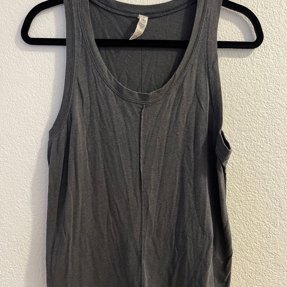 Alo Gray Sleeveless Top (US M)
